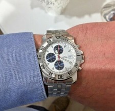 OROLOGIO uomo SIGEL WATCH, Vintage Cronografo, Water Resistant, Made in Italy 