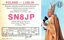 CARTOLINA HAM RADIO CQ QSL QSO