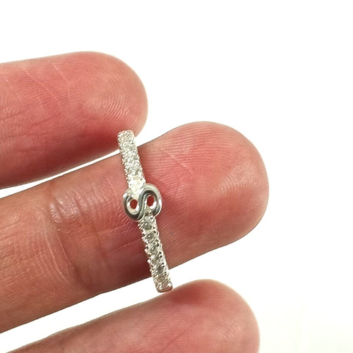 Anello donna iniziali - donna, "s"