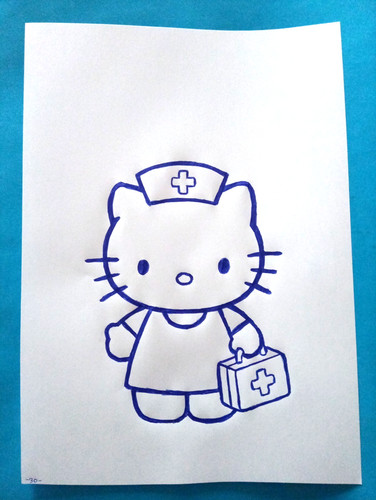 Disegno hello kitty - kitty, a