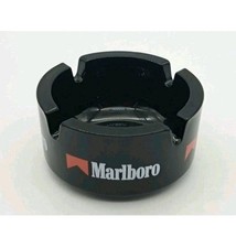 POSACENERE MARLBORO CIGARETTES SIGARETTE-IN VETRO/GLASS-ASHTRAY-CENICERO-VINTAGE