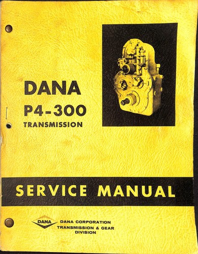 Dana 300 manuale di - manuale,
