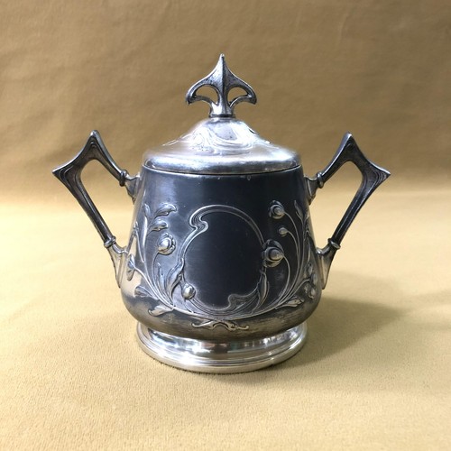Sucrier art nouveau - art, métal