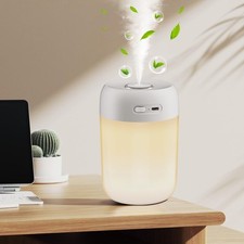 Kissleaf 650ml mini umidificatore per ambienti per camera da letto, (n9s)