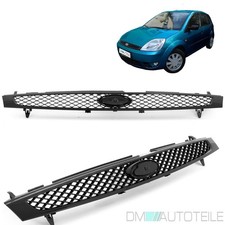 Ford Fiesta 5V Griglia Radiatore Anteriore Griglia Paraurti 01-05 Nero Certificato
