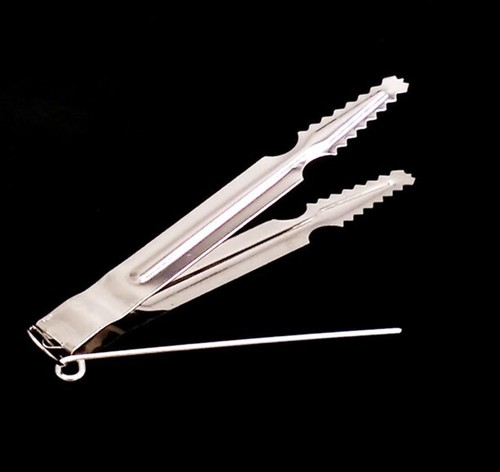 2pz pinze 11cm metallo - pinze, shisha