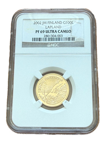 Finlandia 2002 oro oz - oro, 1/4