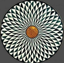 Tavolo 2'x2' piano intarsiato