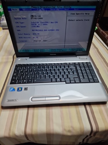 Toshiba satellite pro - satellite, l500-1vw