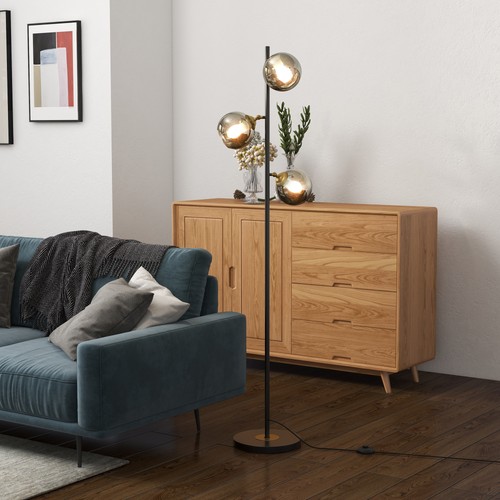 Homcom lampada terra - homcom,