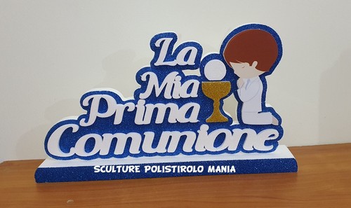 Scritta polistirolo mia - la,