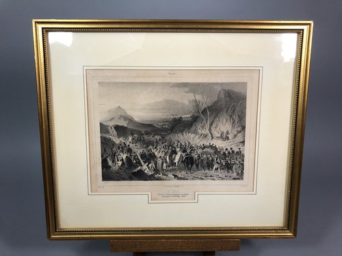 Lithographie xixe ravin - lithographie,
