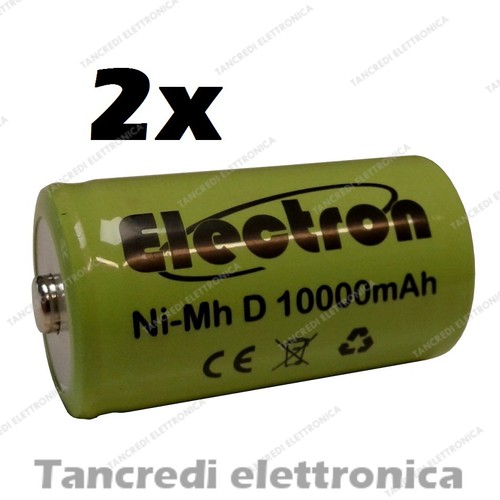 Conf 2pz batteria torcia d - 2pz,