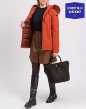 RRP€670 RRD ROBERTO RICCI DESIGNS piumino IT44 US8 UK12 L impermeabile con cappuccio