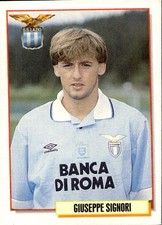 figurina Merlin Calcio Cards 95 1995 # 173 Lazio Signori