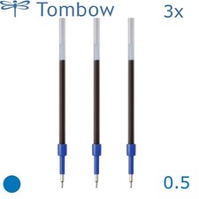 Tombow Refill Ricarica per Penna Mono Graph Lite • 0.5 mm • Blu [BR-KNE] 3pcs