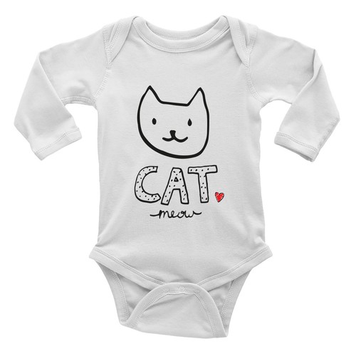 Cat meow baby grow - meow,
