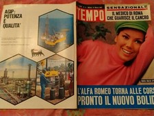 Tempo 11 del 1967 Maria Grazia Spina - Alfa Romeo + 28 figurine calciatori 