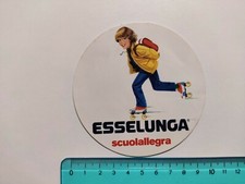 ADESIVO ESSELUNGA SCUOLALLEGRA STICKER AUTOCOLLANT AUFKLEBER 80s ORIGINAL
