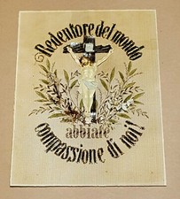 antico Crocifisso con ricamo