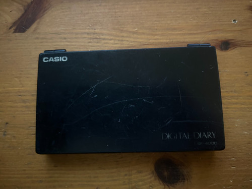 Casio digital diary 4000 - casio, sf-4000