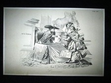 Engraving of allegory and