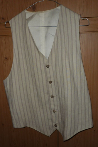 Gilet uomo lino compagnia - n,