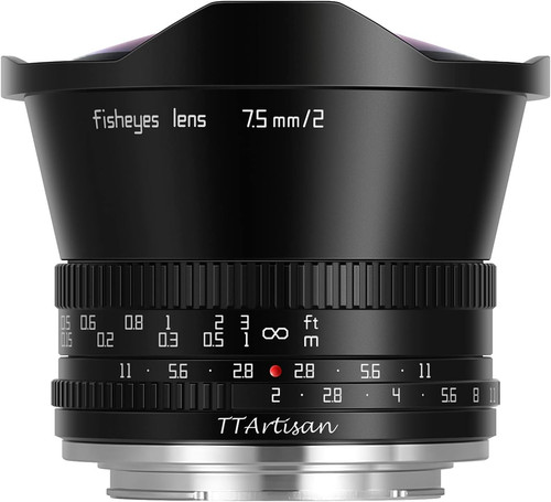 Obiettivo aps fisheye da - f2,