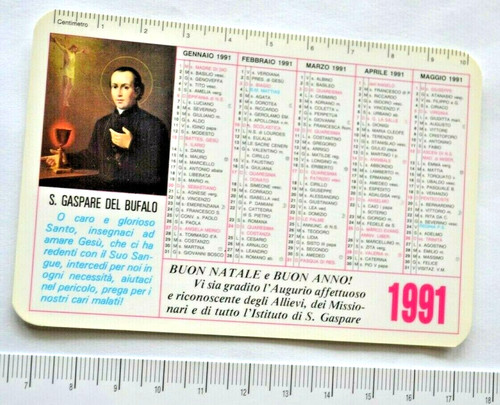 Santino calendario 1991 san - santino,