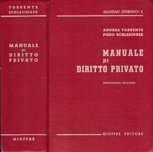 Manuale diritto privato - manuale,