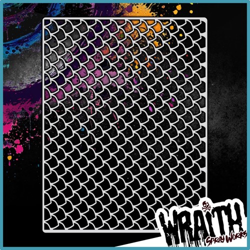 Fish scales modello di - -,