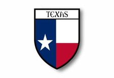 sticker adesivi adesivo stemma citta bandiera auto moto usa americana texas