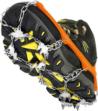 Ramponi per Scarponi, 24 Denti Ramponcini Inossidabile Picchi Da Neve Ramponi, R