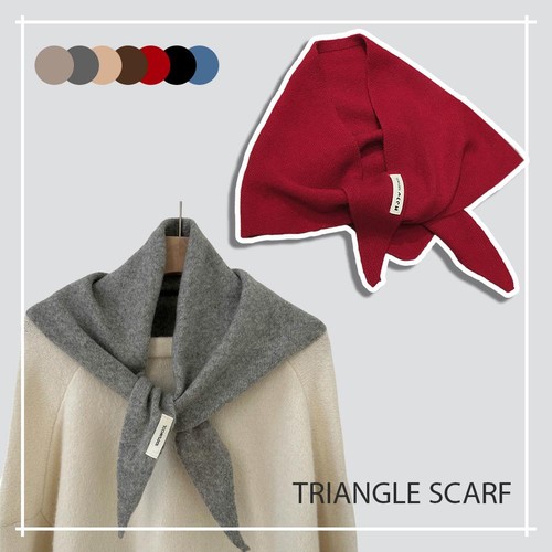 Sciarpa triangolare maglia - triangolare,