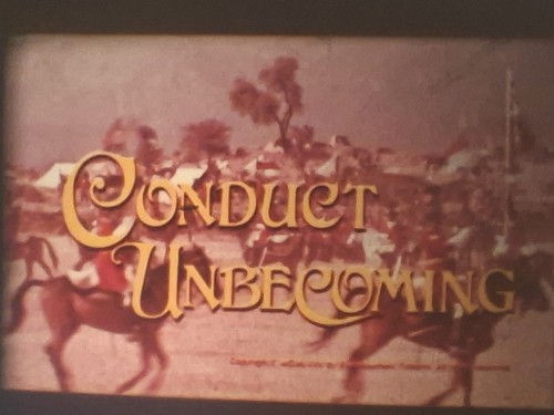 Conduct unbecoming 1975 super - conduct,