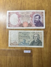 LOTTO 2 BANCONOTE LIRE 5000