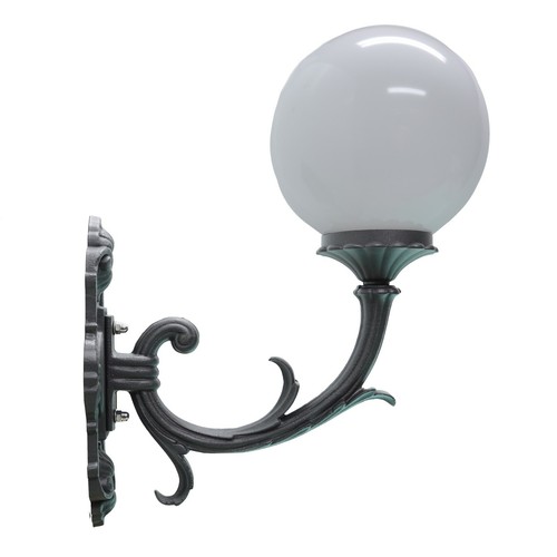 Braccio muro foglia30 con - braccio, a