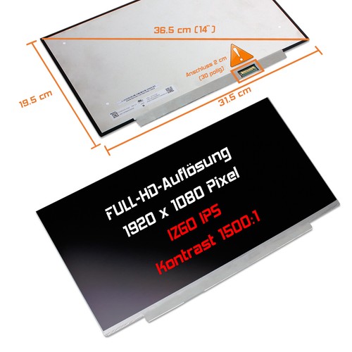 Display led opaco - 14,0",