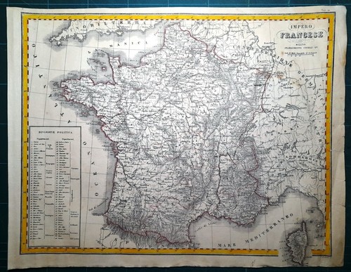 Carta geografica antica impero - antica,