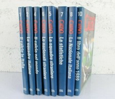 IL GRANDE CALCIO Collezione 8 VOLUMI Fabbri Editori 1988 LIBRO Italia 90 Vintage