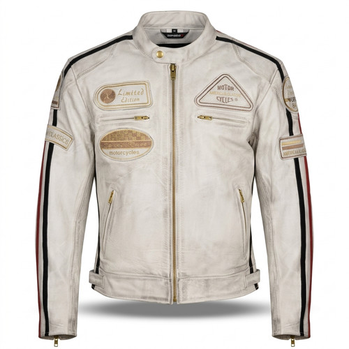 Giacca moto pelle scooter - giacca,