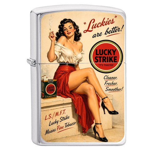 Accendino zippo lucky strike - accendino,