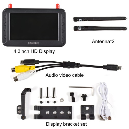 Dumborc fpv display hd - 4.3"fpv,