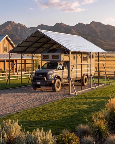 20x20 metal carport heavy - metal, ,heavy