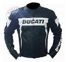 Ducati Black retro leather
