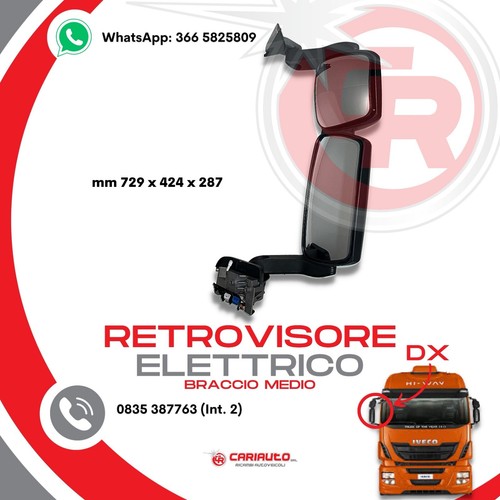 Retrovisore destro braccio - retrovisore,