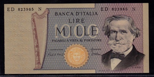 1000 lire verdi - 1000, ii°