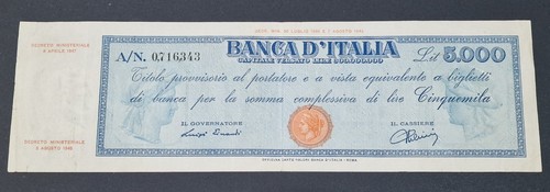 Cinquemila 5000 lire titolo - 5000,