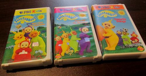 Pbs kids teletubbies 3pk vhs - pbs,