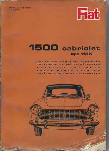 Fiat 1500 118k cabriolet - fiat,